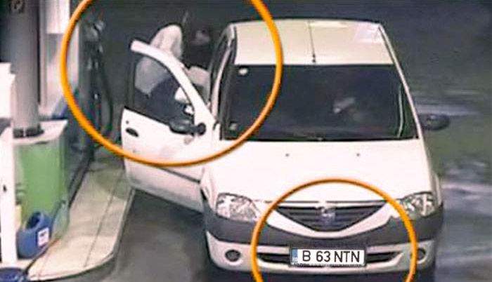 Un bărbat necunoscut a făcut plinul la mașină