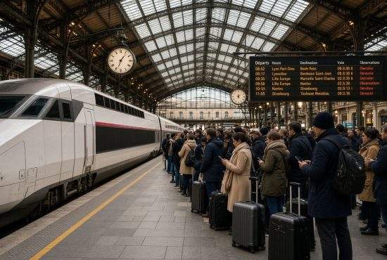 Un tren așteaptă de 8 ore să plece din gara din Paris! Încă nu s-a urcat nici un american în el
