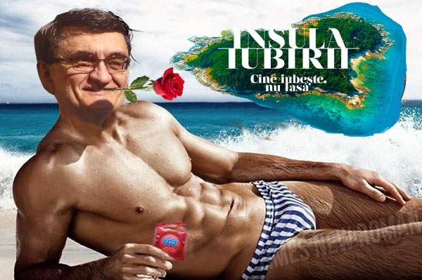 Jos textila, fetelor! Ispita Victor Ciorbea a ajuns pe Insula Iubirii