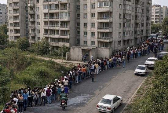 Cozi infernale la singura papetărie care vinde caiete cu tema de vacanţă gata făcută