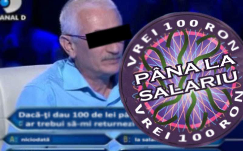 Noul „Vrei să fii milionar”, depăşit în audienţă de „Vrei 100 de lei până la salariu”