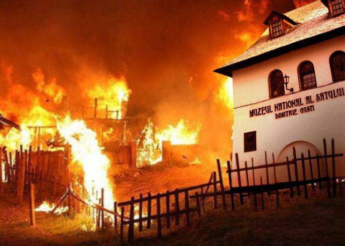 Tradiţii! Directorul Muzeului Satului a văzut delegaţia oficială a Turciei şi a incendiat casele