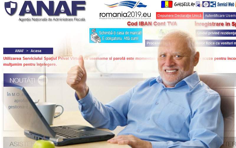 Dublă aniversare! 30 de ani de la naşterea internetului, 29 de când nu merge site-ul ANAF