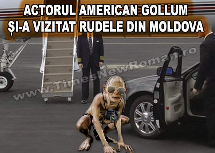 Actorul american Gollum și-a vizitat rudele din Moldova