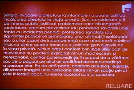 Antena 1 va difuza toată săptămâna selecţiuni şi reluări din pauza de 10 minute impusă de CNA!
