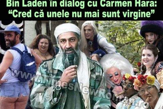 Carmen Hara a stat de vorbă cu Osama bin Laden imediat după moartea sa
