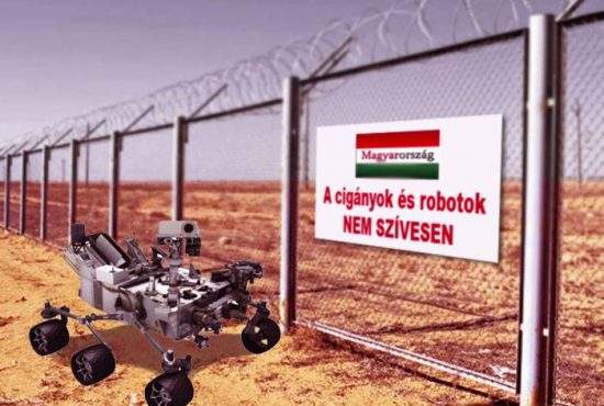 Robotul Curiosity nu mai poate înainta din cauza unui gard ridicat de Guvernul Ungariei pe Marte