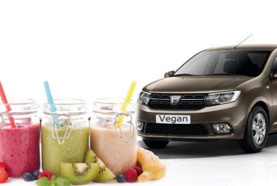 S-a lansat noua Dacia Vegan, prima maşină care merge cu smoothie-uri şi se laudă cu asta peste tot
