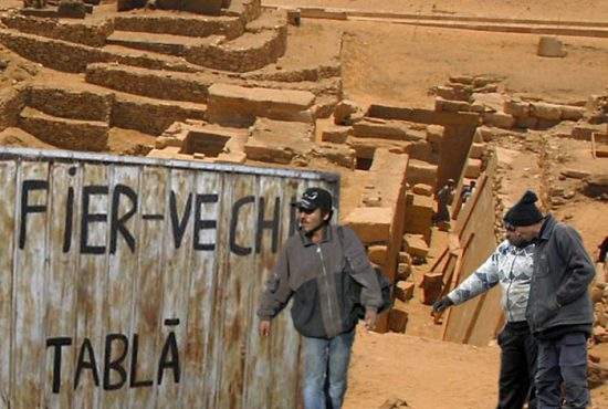 Descoperire arheologică senzaţională din Epoca Fierului, furată şi dezmembrată de ţigani