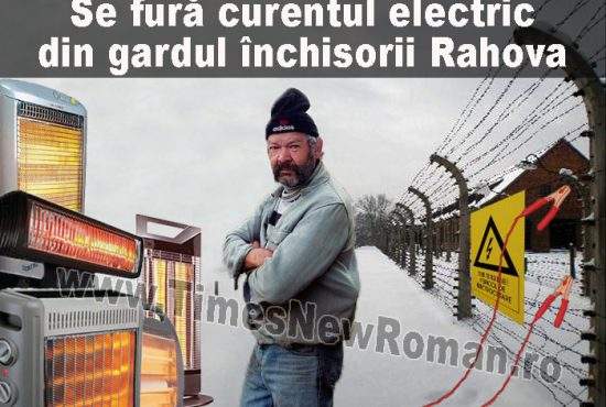 Furt de curent din gardul electric al Penitenciarului Rahova