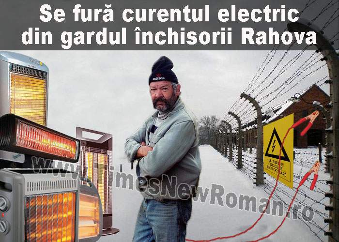 Furt de curent din gardul electric al Penitenciarului Rahova