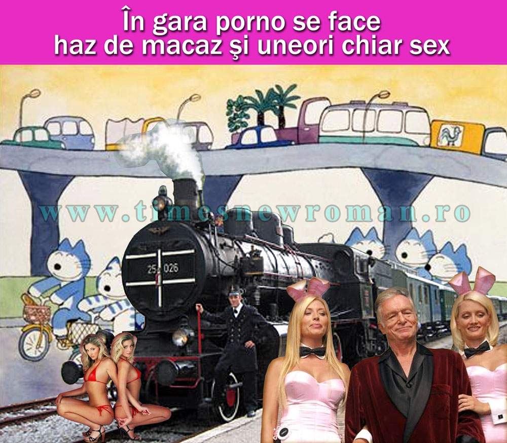 Hai, vino iar în gara noastra porno!