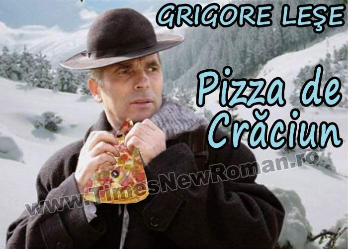 Grigore Leşe: „De Crăciun, mama făcea pizza ţărănească la cuptorul cu lemne”