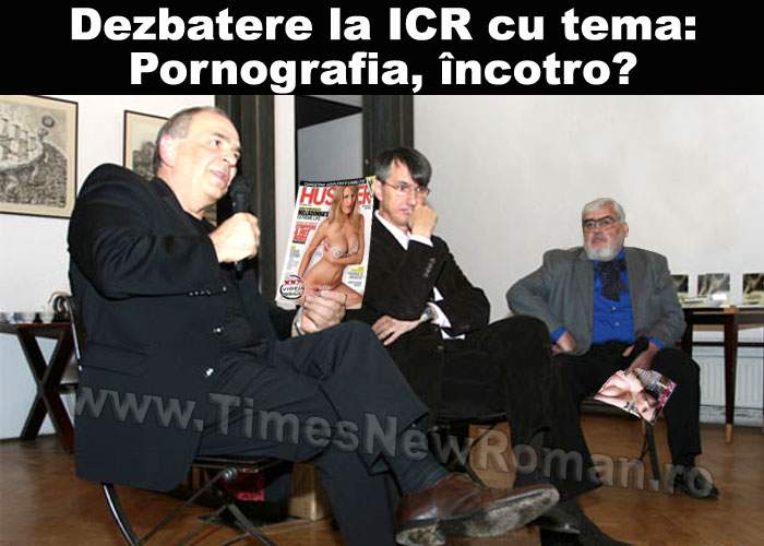 Dezbatere la ICR cu tema „Criza modelelor în pornografie”