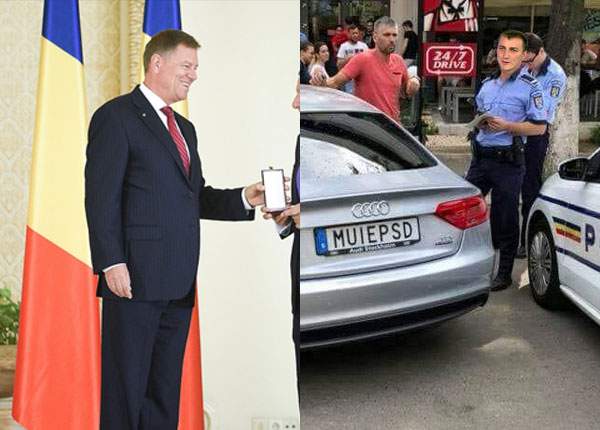 Cât să mai aşteptăm, Iohannis? De ce nu e decorat tipul cu maşina MUIEPSD?