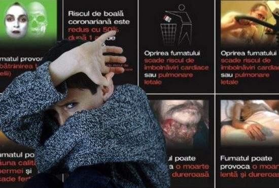 Studiu: Mesajele şi imaginile de pe pachetele de ţigări afectează sănătatea nefumătorilor!
