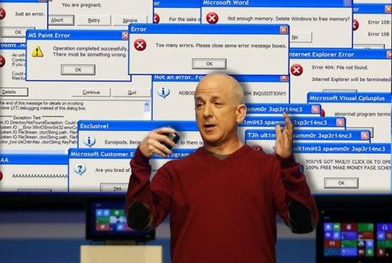 Microsoft a dezvăluit în avanpremieră cele mai noi şi revoluţionare buguri din Windows 8!
