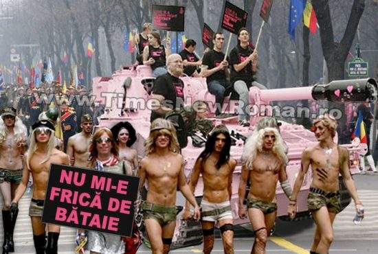 Ministerul Apărării a organizat o paradă gay pe sub Arcul de Triumf, de Ziua Naţională