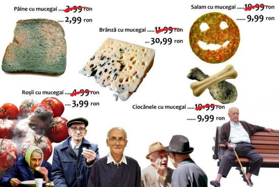 Studiu şoc: Pensionarii nu-şi mai permit nici brânză cu mucegai