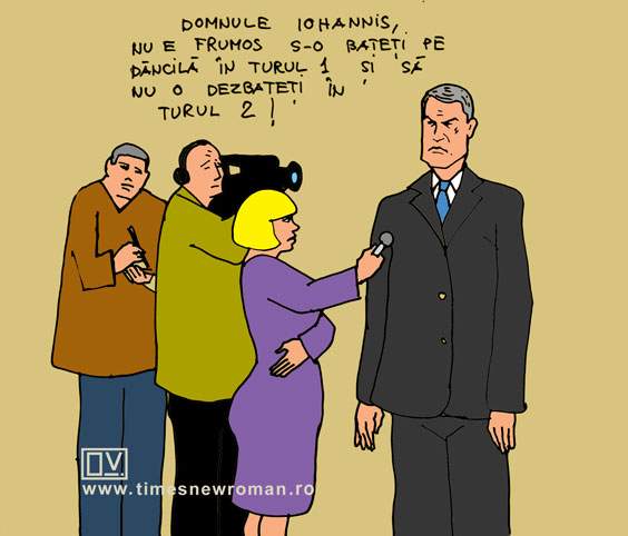 Reproș pentru Iohannis