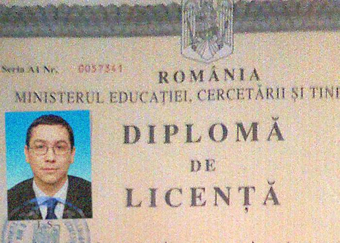 Şocant! Ponta ar putea avea o diplomă de studii reală!