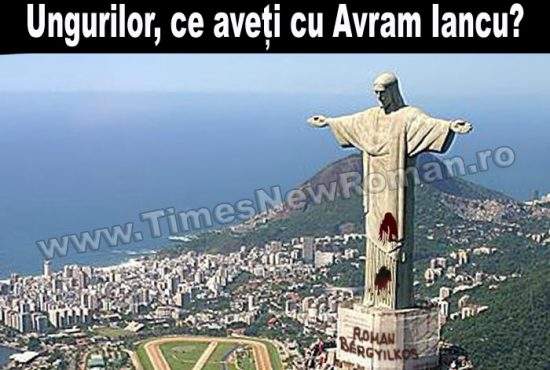 Statuia lui Avram Iancu din Rio de Janeiro a fost vandalizată de maghiari