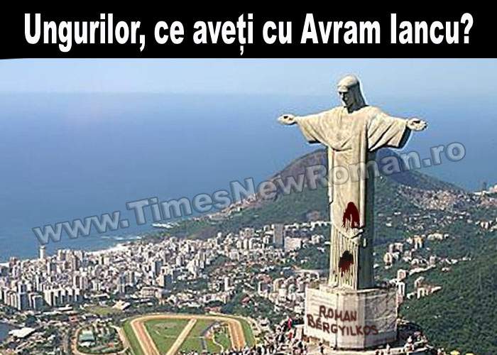 Statuia lui Avram Iancu din Rio de Janeiro a fost vandalizată de maghiari