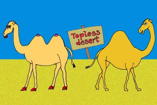 Topless-desert