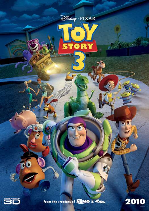 Toy Story 3 – 1. action, 2. thriller, 3. horror!