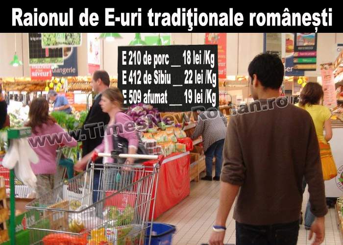 Românii cumpără pentru masa de sărbători tradiţionalele E 210 şi E 412