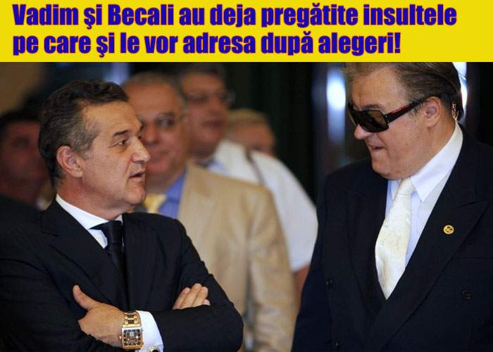 Vadim, despre alianţa cu Becali: „Prevăd că peste 6 luni o să fie iar un dobitoc sinistru şi lichea”