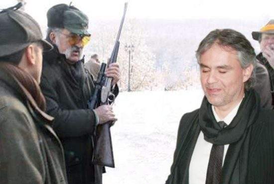Dintr-o greșeală, Ion Țiriac l-a invitat la vânătoare și pe Andrea Bocelli