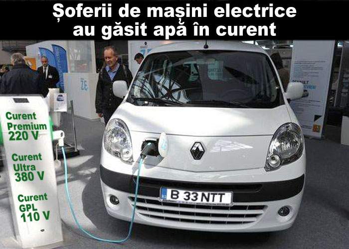 Proprietarii de mașini electrice se plâng că li se pune apă în curent