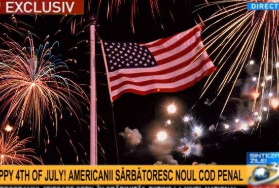 Foc de artificii la Ambasada SUA. Antena3: “Americanii serbează adoptarea noului cod penal”