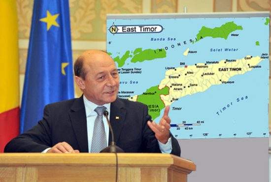 Nouă greşeală a lui Băsescu: a obţinut drepturi pentru minoritatea românească din Timorul de Est!