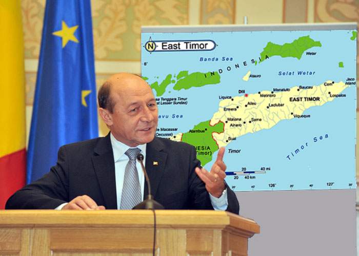 Nouă greşeală a lui Băsescu: a obţinut drepturi pentru minoritatea românească din Timorul de Est!