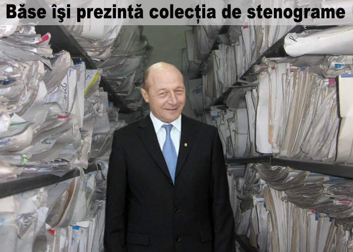 Băsescu deschide centru de închirieri stenograme: „Am politice, western, romantice, absolut orice”