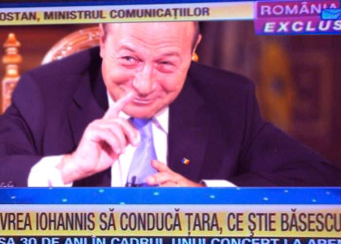 Băsescu promite că se lasă de băut după ce a aflat că aseară a fost la RTV