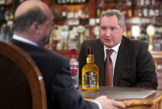 Băsescu și Rogozin tranșează totul la Yalta! Cel care rezistă mai mult la băutură, câștigă