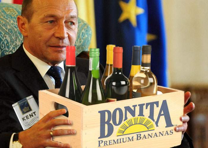 Băsescu, succes la Chişinău! A adus un bax de ţigări netimbrate şi 20 de kile de vin de Dubăsari