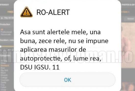 10 mesaje de la Ro-Alert pe care sigur le vei primi weekendul ăsta