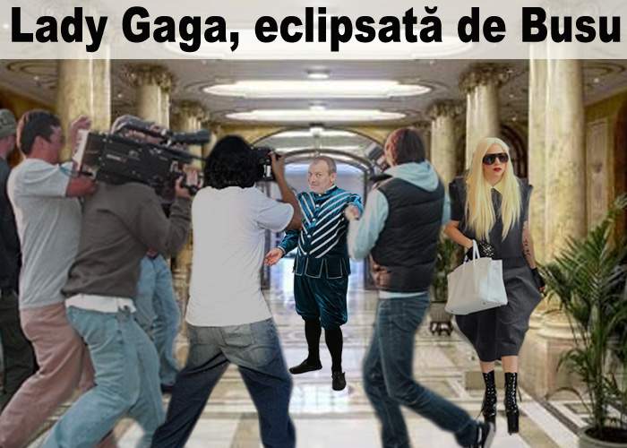 Lady Gaga, eclipsată de Busu la sosirea în România