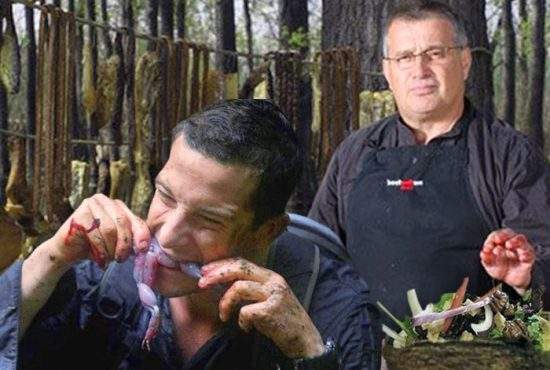 Bear Grylls va prezenta emisiunea „Cum să supravieţuieşti cu ce găteşte Mircea Dinescu”