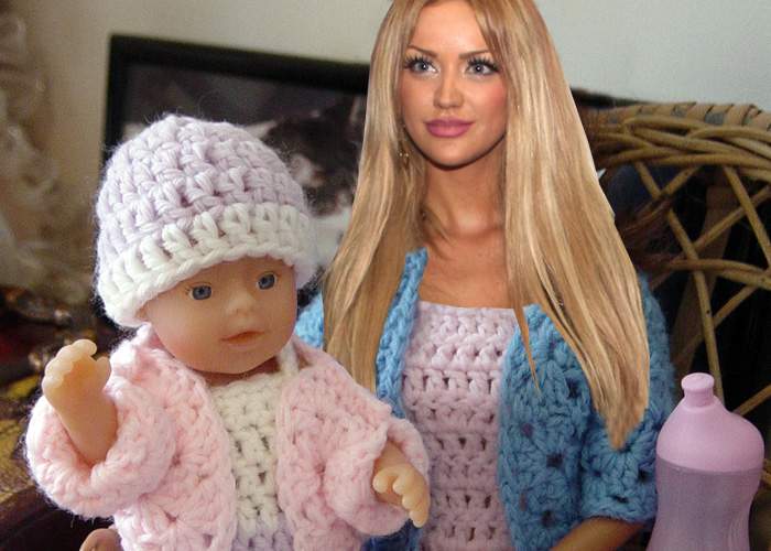 Bucurie în familia Slav! Bianca Drăguşanu a născut o păpuşă Barbie perfect sănătoasă