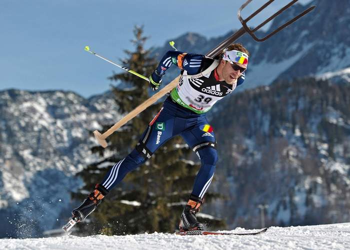 Stupefacţie la Soci: La proba de biathlon, românul a venit cu furca în loc de puşcă