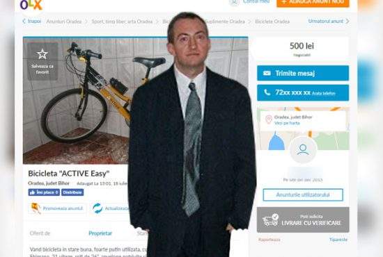Sătul să i se tot fure bicicleta, un român a decis să nu mai cumpere biciclete furate de pe OLX