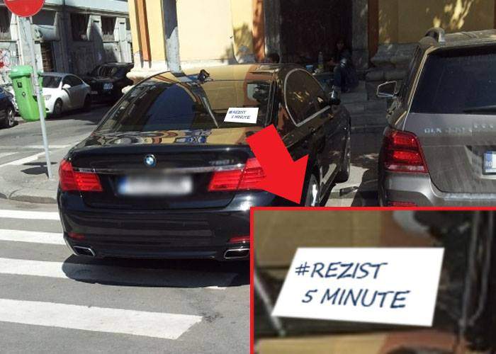 Mişcarea #rezist se extinde. Sute de treceri de pietoni din Bucureşti, blocate cu BMW-uri