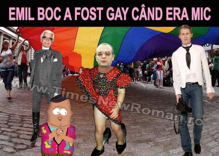 Emil Boc: „Nu pot fi acuzat că sunt heterosexual”!