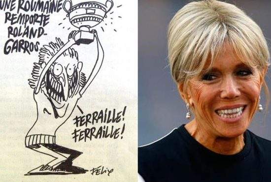 Ruşine, Charlie Hebdo! Au jignit-o grav pe prima doamnă a Franţei, făcând-o hoaţă şi româncă