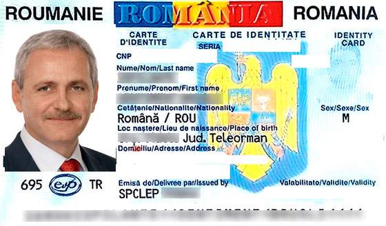 Evidența Populației, amendată pentru că pe buletinul lui Dragnea apare poza unui țăran coclit